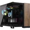 Corsair Corsair CC-9011286-WW computer case Midi Tower Nero, Noce (CORSAIR 2500X MICRO ATX CASE BLK/WALNUT) CC-9011286-WW