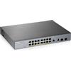 Zyxel Zyxel GS1350-18HP Gestito L2 Gigabit Ethernet [10/100/1000] Supporto Power over Ethernet [PoE] Grigio (GS1350-18HP 18 Port managed CCTV PoE switch long range 250W [1 year NCC Pro pack license bundled]) GS1350-18HP-GB0101F