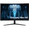 Samsung Samsung Neo G8 Monitor PC 81,3 cm [32] 3840 x 2160 Pixel 4K Ultra HD Nero, Bianco (32 NEO G8 MINI LED ODYSSEY GAME MON) LS32BG850NUXXU