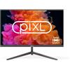 pixl piXL PXD24VH Monitor PC 61 cm [24] 1920 x 1200 Pixel WUXGA LCD Nero (piXL PXD24VH 24 Inch Frameless Monitor, Widescreen, 6.5ms Response Time, 60Hz Refresh Rate, Full HD 1920 x 1080, 16:10 Aspect Ratio, VGA, HDMI, Internal PSU, Speakers, 16.7 Million