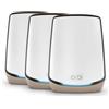 NETGEAR NETGEAR Orbi 860 AX6000 WiFi System Banda tripla [2.4 GHz/5 GHz/5 GHz] Wi-Fi 6 [802.11ax] Bianco 4 Interno (ORBI RBK863S WI-FI 6 6GBPS - ) RBK863S-100EUS