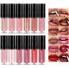 Anglicolor 12PCS Rossetto Lunga Durata Set,Ttazza Antiaderente Vellutata,Kit Lucidalabbra Opaco,Regalo per Cosmetici a Lunga Durata Impermeabile (2.5ml*12)