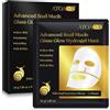 FlameBeauty Maschera Viso Collagene Snail Mucin con Acido Ialuronico Trattamento Idratante Anti Rughe Anti Invecchiamento Serum Naturale per Pelle Secca e Sensibile Maschera Collagene Viso (6 PCS)