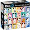 Ravensburger Puzzle 1000 Pezzi, Hello Spank - Puzzle Adulti +14 anni,70 x 50 cm, Puzzle per Adulti Effetto Nostalgia, Collezione 80s mania, Idee Regalo
