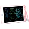 Vicloon Tavoletta Grafica LCD Scrittura, 10 Pollici Elettronica Tavoletta Grafica con Display Colorato, Cancellabile Lavagna Portatile da Disegno per Bambini con Penna e Interruttore di Blocco, Rosa