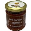 Donna Sikelia Pesto Trapanese Siciliano - Lavorazione Artigianale con Pomodoro, Mandorle e Basilico - 100% Naturale 180g - Donna Sikelia