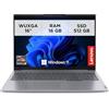 Lenovo - Notebook 16 Pollici ThinkBook 16 G6 ABP, PC Portatile Professionale Windows 11 Pro, AMD Ryzen 7 7430U RAM 16GB DDR4, 512GB SSD NVMe - Laptop Grafica Integrata AMD Radeon, Computer Audio Dolby