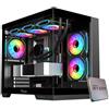 EMCA4 Computer Gaming PC Assemblato Ryzen 7 8700F AI - RX 7800 XT 16GB - SSD M.2 1TB nvme Gen4 - Ram 32GB DDR5 6000mhz EXPO - RGB - Windows 11 - B650 WIFI + Bluetooth - Dissipatore a Liquido 360mm