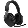 Generic Hanzete, cuffie wireless BT5.3 over-ear, da gioco, con microfono girevole, per call center, AUX IN, auricolari pieghevoli, morbidi cuscinetti auricolari