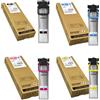 Epson Original T11D140 (T11D1) nero XL 69,9 ml + T11C2, T11C3, T11C4 ciano, magenta, giallo, colore standard (23 ml), WF-C5390, Workforce-Pro WF-C5890