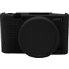 Easy Hood Custodia per fotocamera Sony RX100 VII, morbida custodia protettiva in silicone protettiva per fotocamera digitale Sony DSC-RX100 VII DSC-RX100M7 (nero)