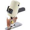 KATSU Tools KATSU Taglierina Elettrica per Tessuti 220V 250W, Lama Diametro 100mm e 27mm Spessore di Taglio Massimo, Ideale per Tessile Pelle Taglio Carta 103916