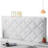 mlhk Copri Testiera Letto Matrimoniale Imbottita Velluto Copritestata del Letto Schienale Cuscino Spalliera per Letto Divano all-Inclusive Coperchio Testata Letto,white-100cm