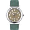 JIZZU Orologio da Uomo, Wrist Watches for Men, Misura Cassa 42.00mm, Orologi Automatici Uomo, con Cinturino in Pelle(Verde)