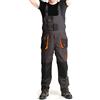 ART.MAS Salopette Pantaloni lavorano Grafite 270G / M2 Classico artigiano Auto Giardiniere Meccanico (54, Grafite)