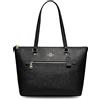 COACH Women's Gallery - Borsa in pelle, colore: Nero, Large