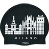 Imspira Cuffia in silicone MILANO | Cuffia da nuoto | Cuffia da bagno | Cuffia da piscina | Arte e nuoto | Prodotto in Italia