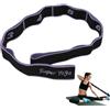 VOMZIKL Elastico Fasce di Resistenza, Yoga Stretching Band, Fascia Elastici Fitness, Cinturino per Esercizi con 8 Loops, Fascia Elastica Fitness（Viola）