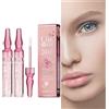 Mikabila 2pcs Lip Gloss Lip Plumper,Olio Labbra Idratante A Lunga Durata, Volumizzante Labbra Lucidalabbra Filler Lip Gloss Volumizzante Gonfia Labbra Gloss Volumizzante Lucida Labbra Gloss