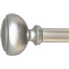Decopolitan Fairbanks II - Coppia di aste laterali regolabili per tende, diametro 2,5 cm, in nichel
