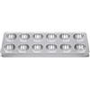 patisse 03648 - Piastra di 12 Madeleines in acciaio rivestito antiaderente Silver Top, stampo per madeleine, 40 x 19,5 x 2 cm, colore: grigio argento
