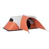 Outsunny Tenda da Campeggio 5-6 Persone con Portico, Tenda a Casetta Familiare Impermeabile 3000mm con Borsa di Trasporto, Arancione