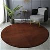 PALVIT Area - Tappeto rotondo, 200 x 200 cm, morbido e soffice, grande, per soggiorno e cucina, tappeto spesso per camera da letto, comodino con retro antiscivolo, lavabile in lavatrice