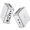 NiPoGi E2 Mini PC WIN-11 Pro,Ιntel Alder Lake-N97 (Defeat N100/N95,fino a 3,6 GHz), 16GB DDR4 256GB SSD Mini Computer Desktop 4K@60Hz Dual Display,HDMI 2.0, DP, Dual WiFi,Micro PC per Scuola,Ufficio