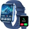Gydom Smartwatch Uomo Donna, Orologio Smartwatch Uomo con Alexa, Effettua/Risposta Chiamate, 1,8" Smart Watch Uomo con 100 Sportive, Cardiofrequenzimetro Sonno SpO2, IP68 Fitness Tracker per Android iOS