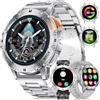 LIGE Smartwatch Uomo con 3 Cinturini/Torcia LED,530 mAh,1.43" AMOLED Orologio Smart Watch Militari con 120+ Modalità Sportive 5ATM Impermeabile,Sonno Cardiofrequenzimetro per Android iOS