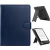 HoYiXi Custodia Universale per 6.8",7" eReader Compatibile Kindle Paperwhite/Kobo/PocketBook/Tolino/Sony E-Book Reader Cover Case for 6"-7'' E-Book Reader con Stand, Blu