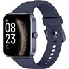KIUVKAS Smartwatch Uomo Donna, 1.95" Full Touch Screen Smartwatch con Effettua/Risposta Chiamate, Fitness Tracker con Pressione Sanguigna e Monitor Sonno, 140+ Sport Step Counter per Android iOS