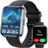 Gydom Smartwatch Uomo Donna, Orologio Smartwatch Uomo con Alexa, Effettua/Risposta Chiamate, 1,8" Smart Watch Uomo con 100 Sportive, Cardiofrequenzimetro Sonno SpO2, IP68 Fitness Tracker per Android iOS