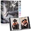 Lanpn Album Fotografico 10x15 50 con Tasche 2 Confezioni, Piccolo Mini Cuoio Porta Foto Album Portafoto Verticale Tascabile Tasca