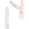 Kutocesy Estensore Del Pene in Silicone Con Anello Estende Le Dimensioni, Preservativo Riutilizzabile Cock Sleeve Penis Extender Per Uomini (S)