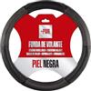 +PWR Car Parts Coprivolante in pelle di Forage Nero Universale per volanti di autovetture da 37 a 39 cm. Antiscivolo. Realizzato in pelle e gomma di alta qualità.