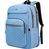 Cafele Borsa zaino del computer portatile, impermeabile insegnante infermiera borsa, 17,3 del computer portatile di lavoro, zaino del computer di viaggio aziendale, blu