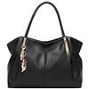 BUKESIYI Donna Borse a Mano Borsa a Tracoll Marca Spalla Elegante Tote 2023 PU Pelle CCIT77218 Nero