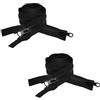 LIANCHEN 2 Pcs 100cm #8 Cerniera Lampo in Materiale Plastico Cerniere Divisibili Chiusure Lampo a Due Vie Divisibile per Cucire Cappotti, Borse, Federe, Valigie, Piumino, Larghezza 35 mm (Nero)