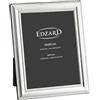 EDZARD Cornice portafoto Matera per foto 15 x 20 cm, placcata in argento, anti-ossidazione, con retro in velluto