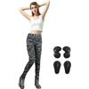 HULG Pantaloni da moto da donna con protector, pantaloni mimetici da moto XXS-M elasticizzati, Blu mimetico, S