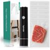 VOYOR Macchina Sottovuoto Alimenti Portatile Utilizzato per la Conservazione Degli Alimenti Palmare Macchina Sottovuoto con 5 Sacchetti Sottovuoto Potenziati Pompa Sottovuoto Alimenti VS500 (Nero)