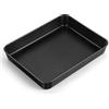 HaWare Teglia da forno antiaderente in acciaio inox, per brownies/lasagna/casseruola, 31,6 x 24,6 x 5 cm, antiruggine e pesante, facile da pulire
