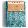 RESTILO Tappeto Bagno Antiscivolo 50 x 70 cm Tappetino da bagno super assorbente Turchese Bati