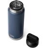 YETI Rambler Bottle Chug, Vacuum Insulated Stainless Steel Bottle with Chug Cap, Navy, 36 oz (1065 ml)
