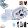 Kouamor Ionic Foot Spa at Home Detox and Cleanse, 2.0 Ionic Foot Spa, Macchina disintossicante professionale per pediluvio ionico, spa per piedi e massaggiatore con riscaldatore, disintossicante per il corpo