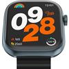 IMIKI FRAME LITE ST2 - Smartwatch uomo donna - Display ISP 1,96, Connettività Bluetooth, Cinturino magnetico, Misura ossigeno nel sangue e Frequenza cardiaca, Android e iOS - Blue + Black/Red