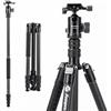 Fotopro X-go Carbon E2 - Treppiede da viaggio in fibra di carbonio, 157,5 cm, ultraleggero, 0,98 kg, carico 8 kg, piegato, 36,0 cm, 5S