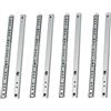 MOCNT 4 Paia (8 Pezzi) 406mm Guide per Cassetti 17mm Cuscinetti a Sfera Guide di Cassetti Acciaio Zincato Guide a Estrazione Binari Cassetti Scorrevoli Guida di Cursori Armadio