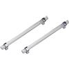 CONPHERON 2 pezzi Maniglie per Mobili Cucina Rotonda Trasparente Acrilica Manopola Moderno Armadietti Cassetto Pomelli per Mobili Maniglia per Mobile 192 mm